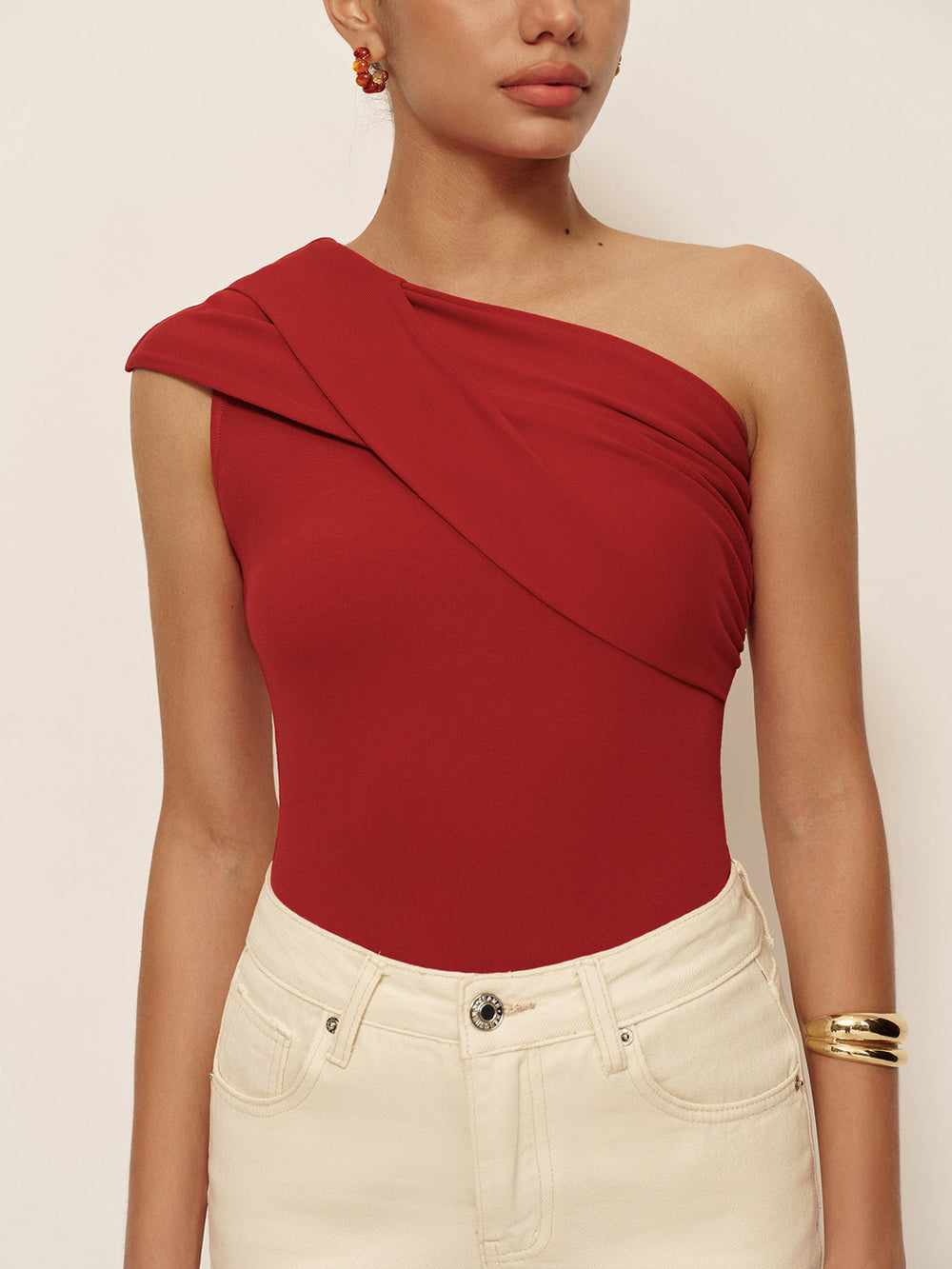 Katria | Mouwloze Jersey Top - Fashion Lab