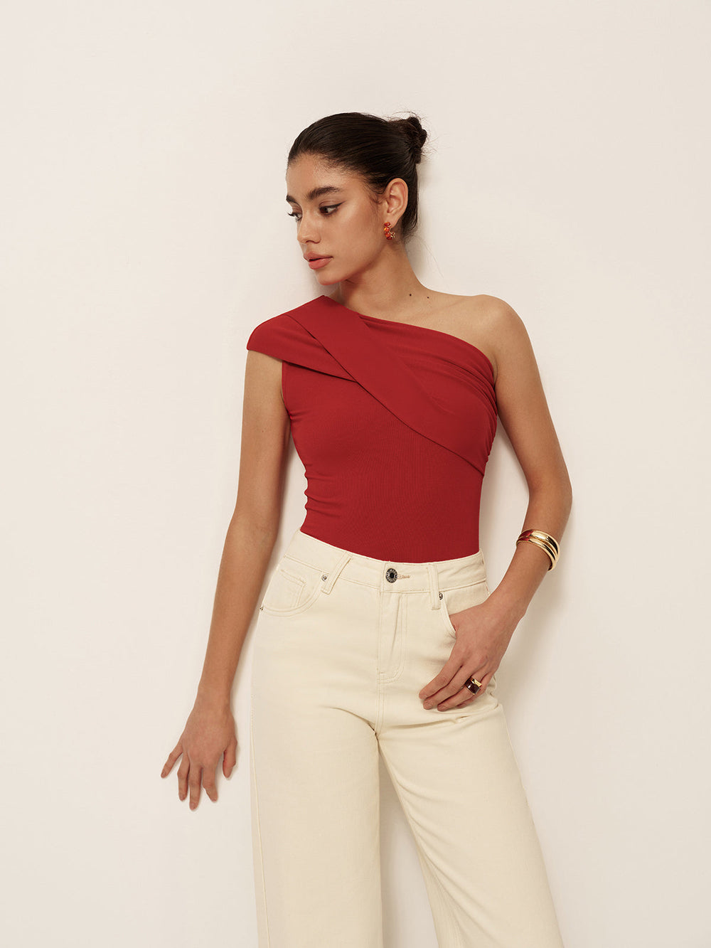 Katria | Mouwloze Jersey Top - Fashion Lab