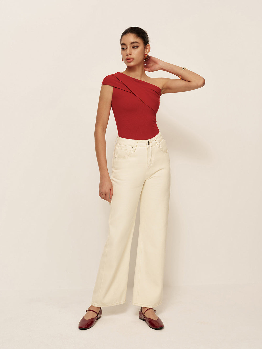 Katria | Mouwloze Jersey Top - Fashion Lab