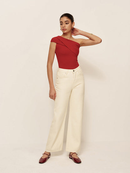 Katria | Mouwloze Jersey Top - Fashion Lab