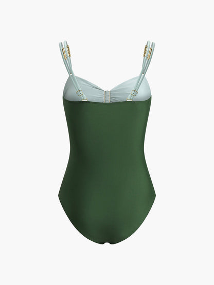 set voor dames – Kavina | Maillard Metalen Detail Badpak