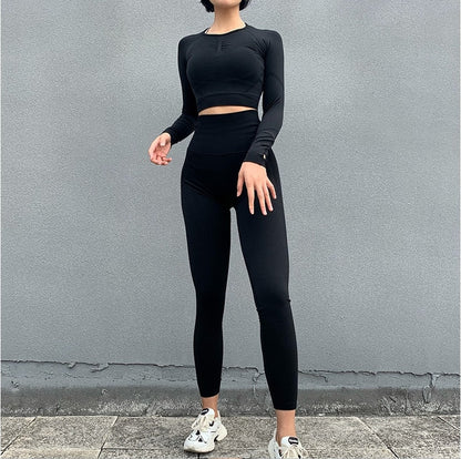 set voor dames – Lainey | Vrouwen Naadloze Yoga/Sport Set