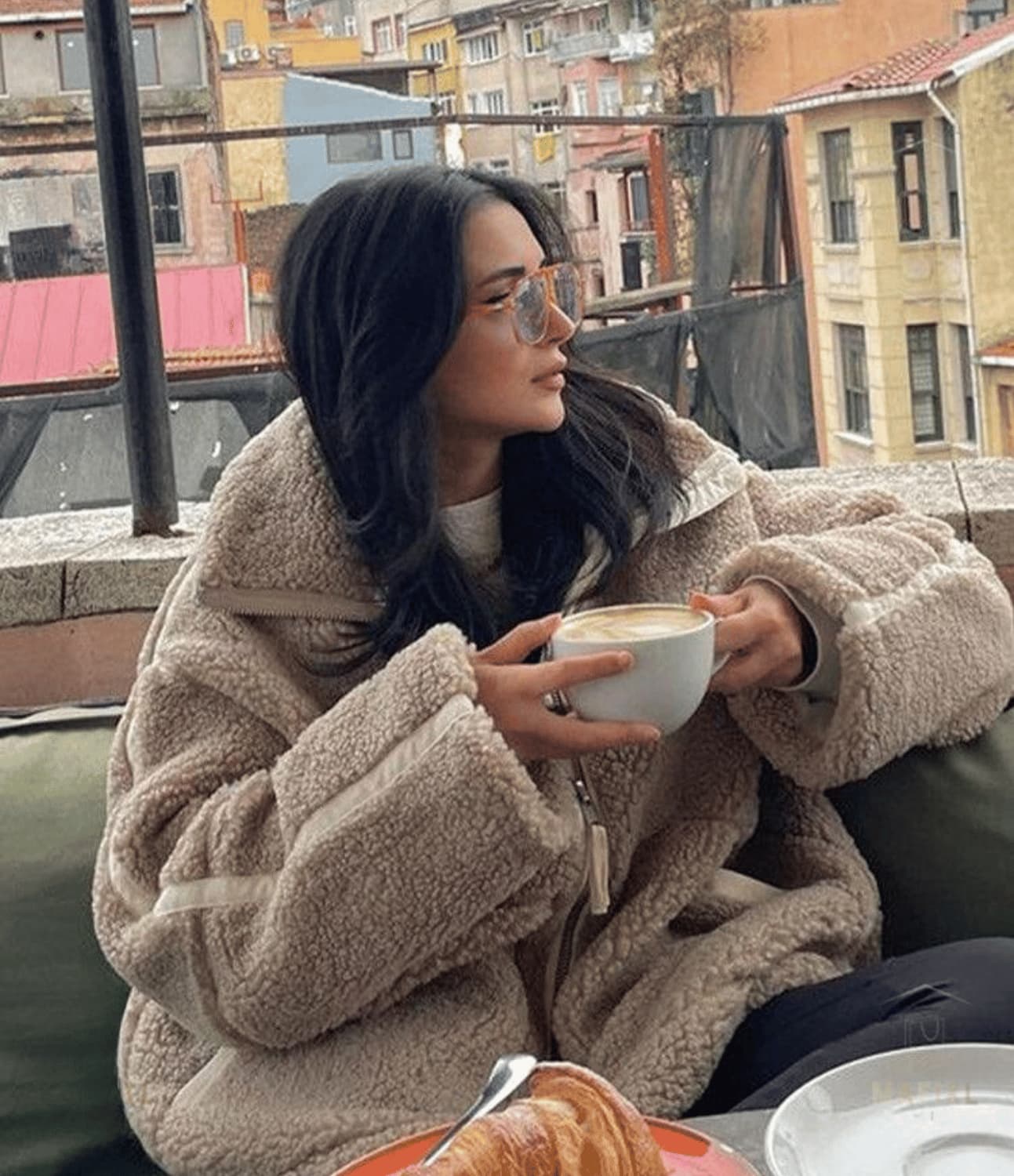 Liv | Teddy Fleece Jas - Fashion Lab