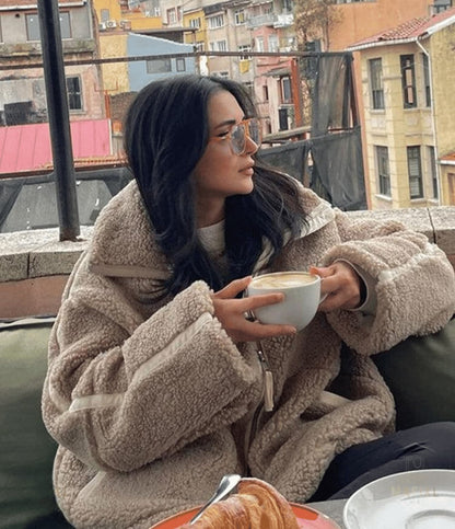 Liv | Teddy Fleece Jas - Fashion Lab