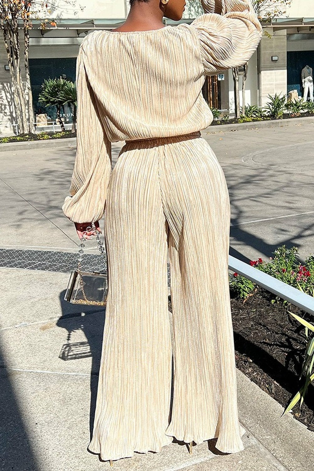 Thea | Plissé Lounge Set - Fashion Lab