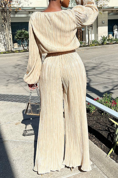 Thea | Plissé Lounge Set - Fashion Lab