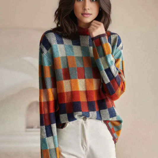 Trui voor dames – Mariel | Trui met patroon