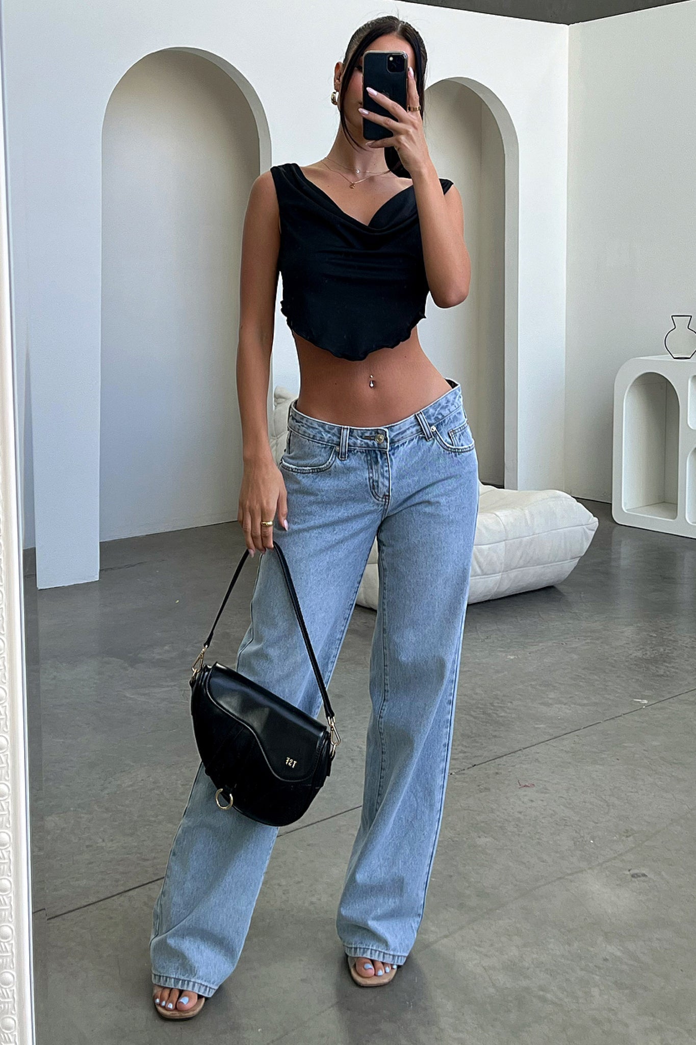 Melly | Low Rise Jeans - Fashion Lab