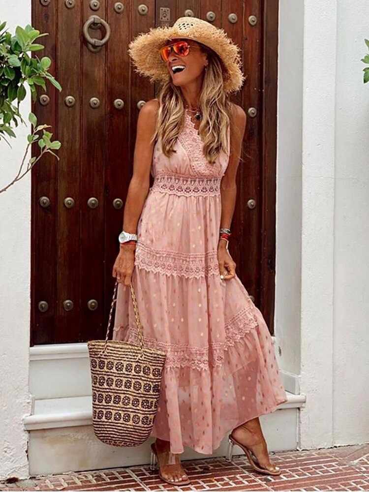 jurk voor dames – Micah | Boho Ibiza Jurk