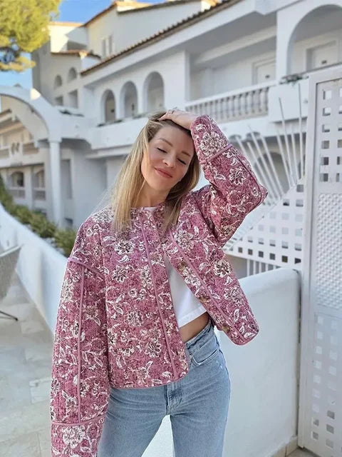 Narissa | Zomerjas Met Bloemenprint - Fashion Lab