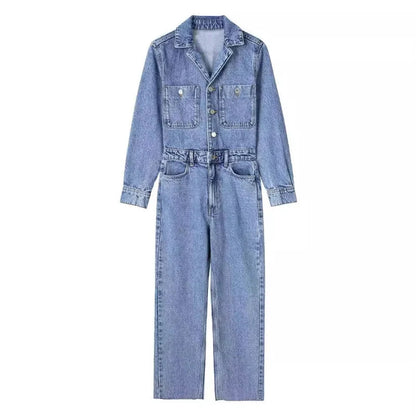 Odalia | Denim Jumpsuit Voor Dames - Fashion Lab