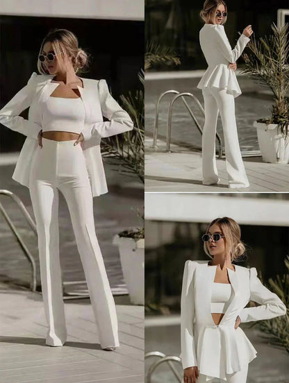 Olivia | Drie - Delige Broekpak Dames - Fashion Lab