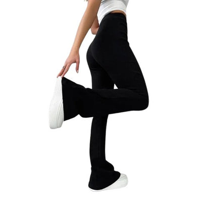 Adria | Flared Ribbed Broek - Fashion Lab