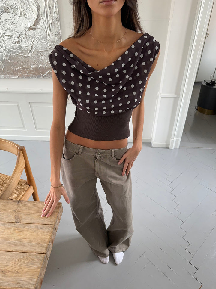Paziah | Top Met Stippen - Fashion Lab
