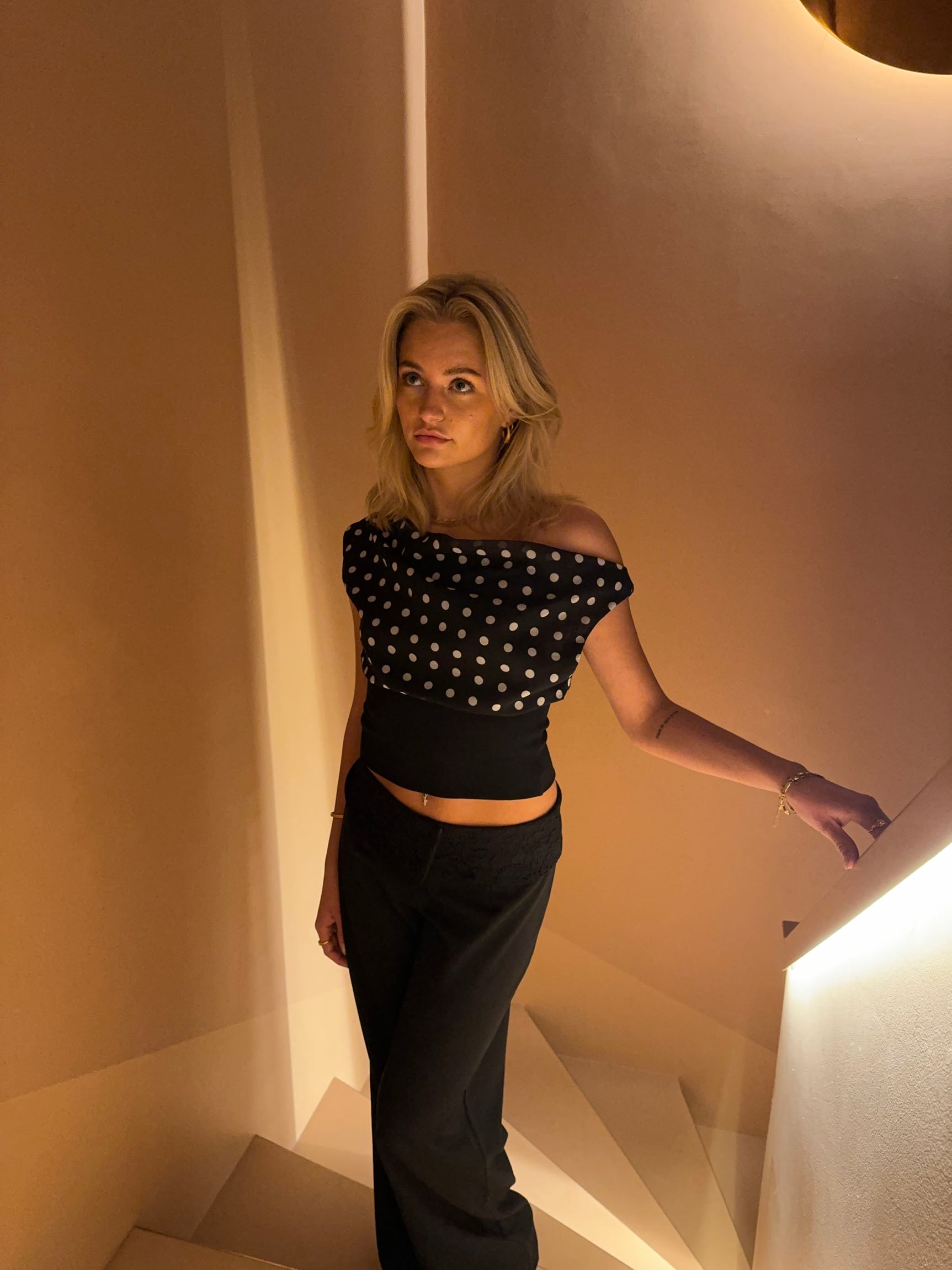 Paziah | Top Met Stippen - Fashion Lab
