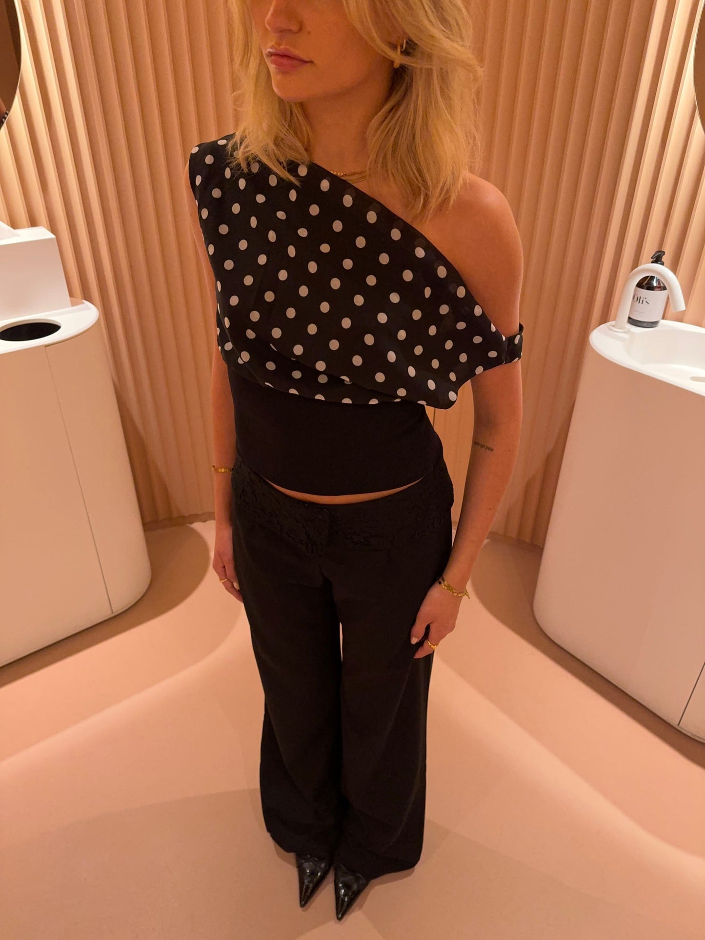 Paziah | Top Met Stippen - Fashion Lab