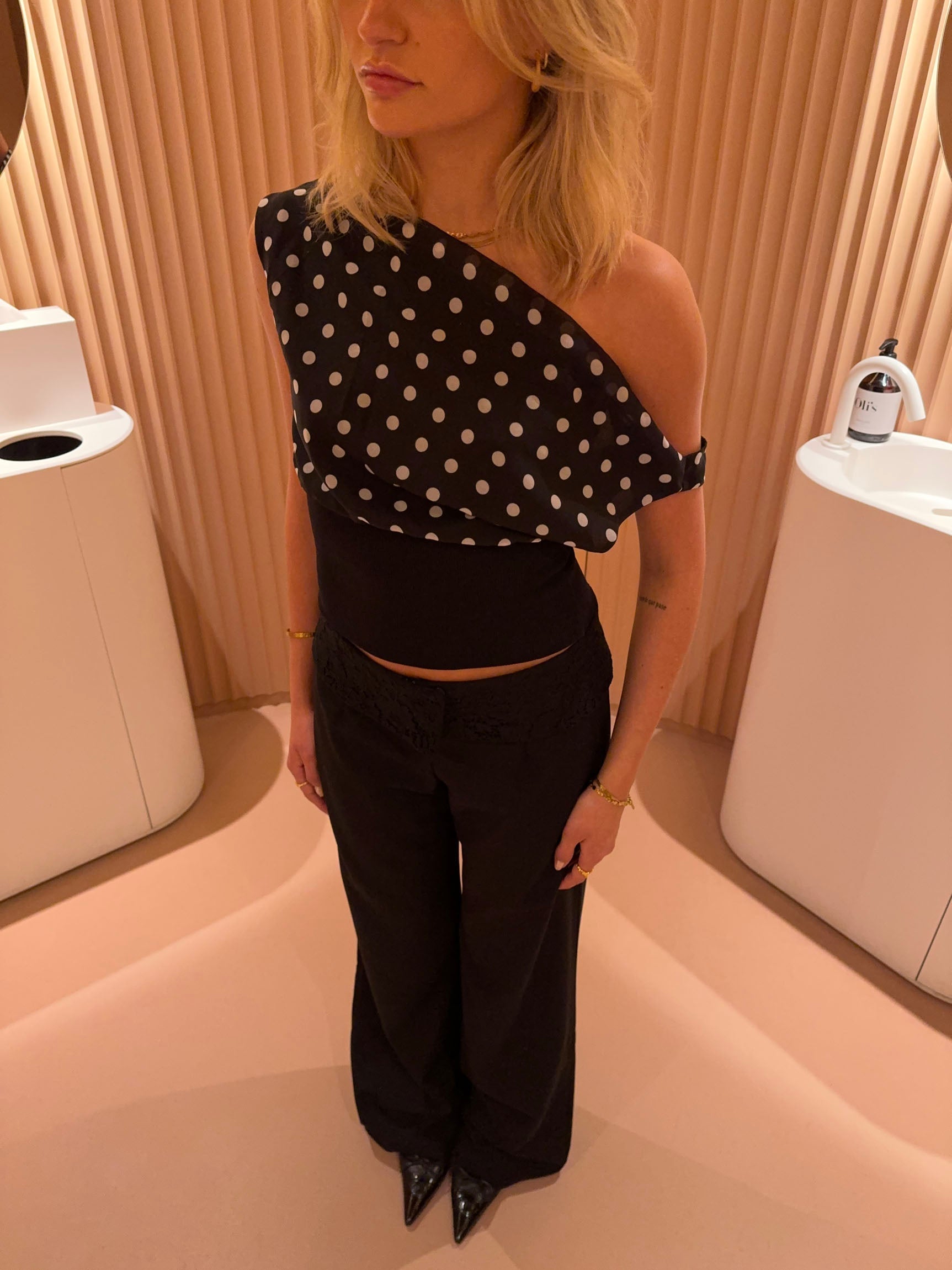 Paziah | Top Met Stippen - Fashion Lab