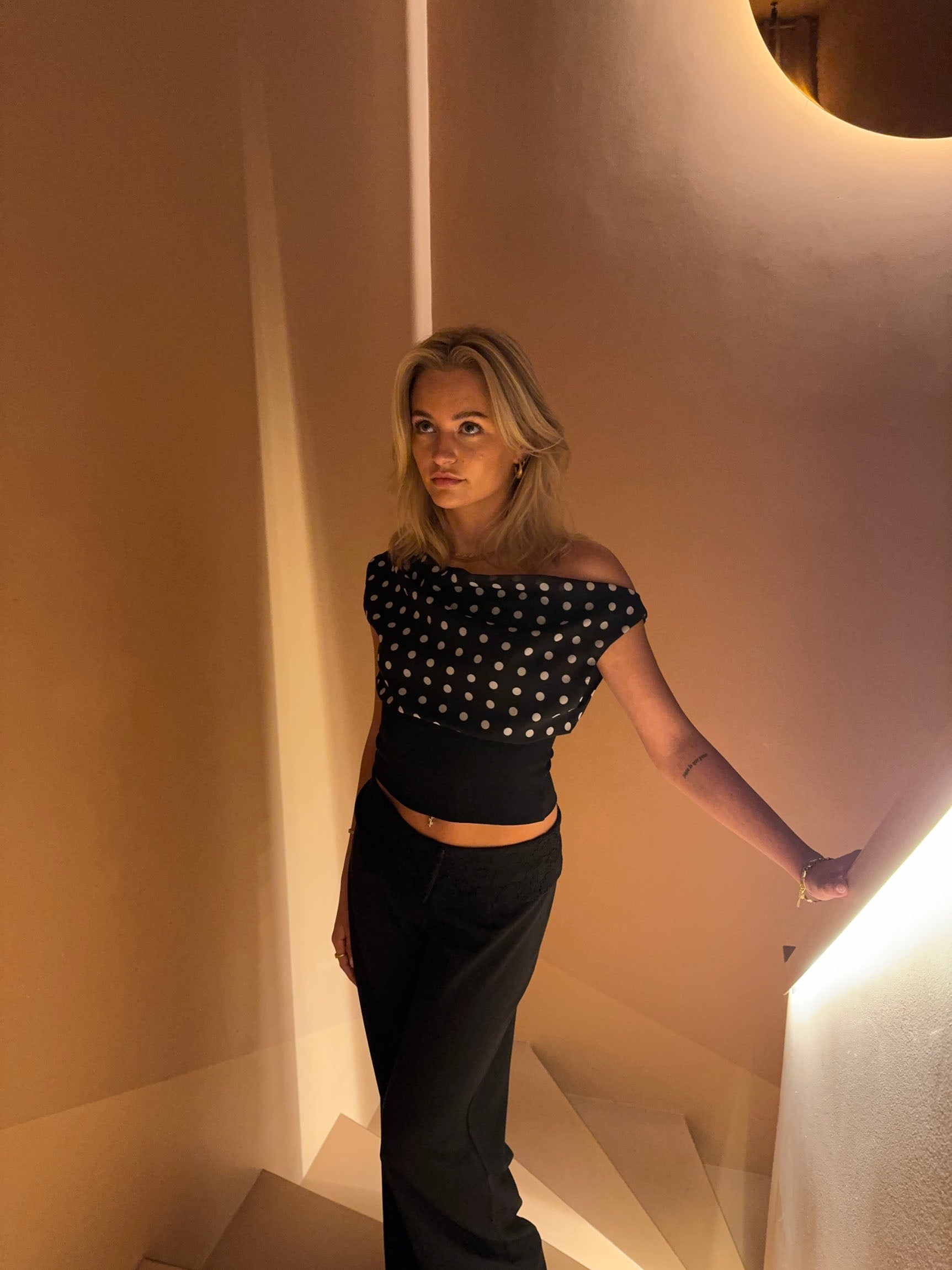 Paziah | Top Met Stippen - Fashion Lab