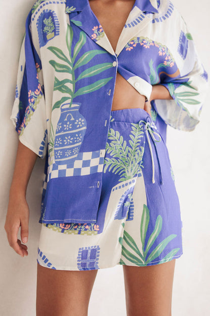 Portia | Zomerse Set Met Print - Fashion Lab
