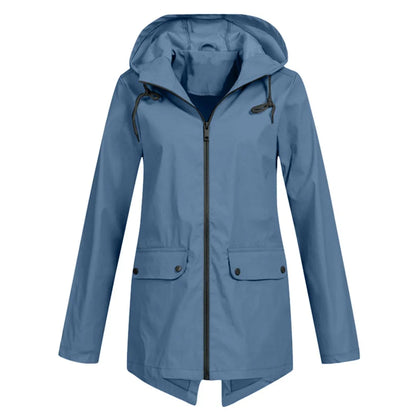 Jas voor dames – Regenjas | met capuchon