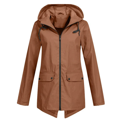Jas voor dames – Regenjas | met capuchon