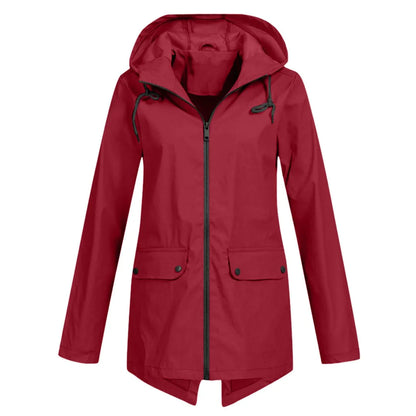 Jas voor dames – Regenjas | met capuchon