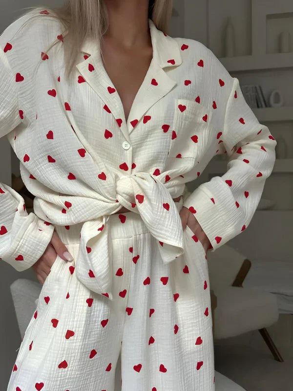 Pyjama voor dames – Regina | De Esthetische Hart Pyjamaset
