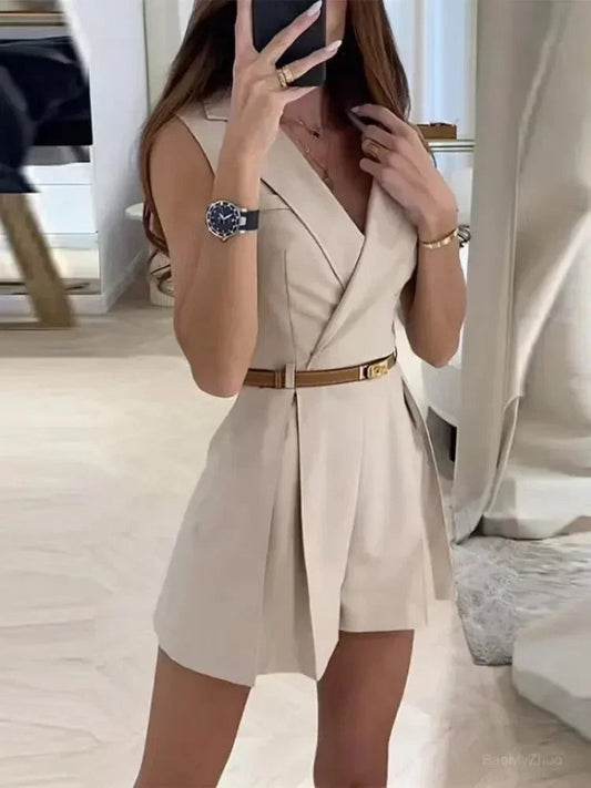 Becka | Elegante Blazer Jumpsuit - Fashion Lab