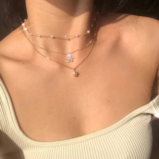 Ketting voor dames – Rosalie | Urban Chic Kristallen Ketting