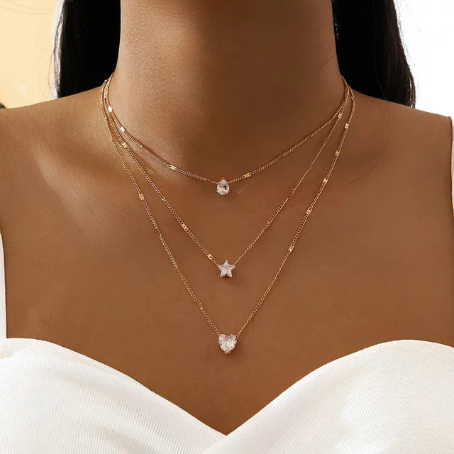 Ketting voor dames – Rosalie | Urban Chic Kristallen Ketting