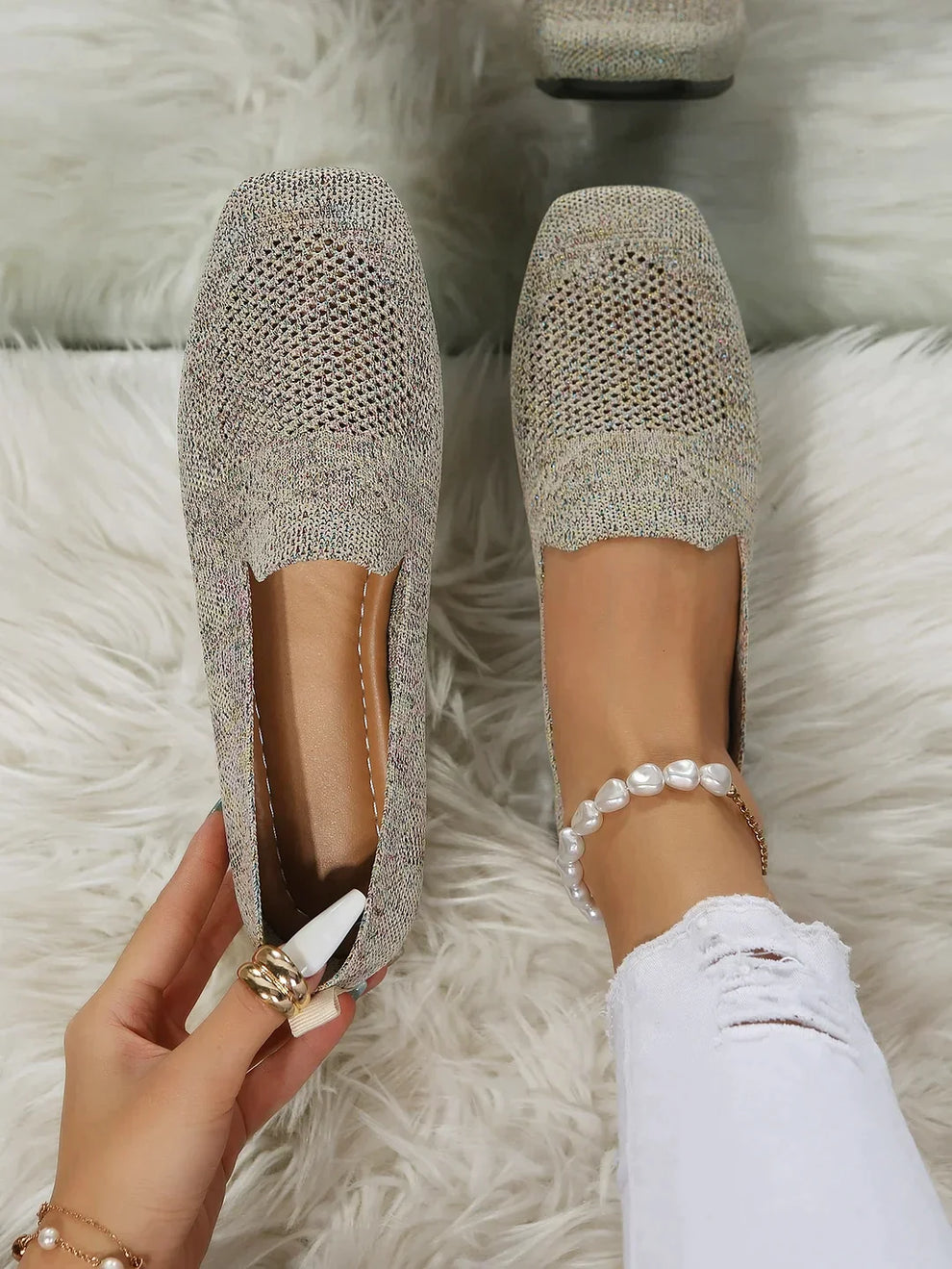 Schoenen voor dames – Rose | Orthopedische Antislip Platte Schoenen Voor Dames