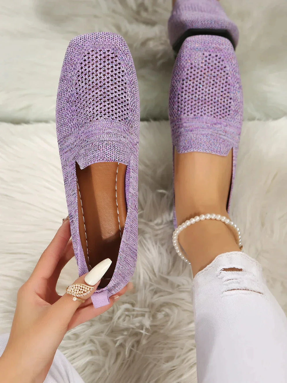 Schoenen voor dames – Rose | Orthopedische Antislip Platte Schoenen Voor Dames