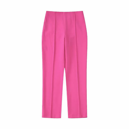 Vivien | Roze pak met veren - Fashion Lab