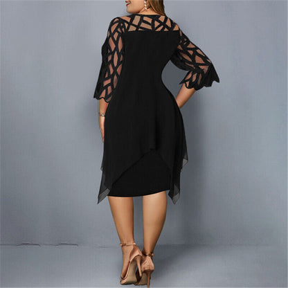 Jacqueline | Elegante Chiffon Feestjurk - Fashion Lab