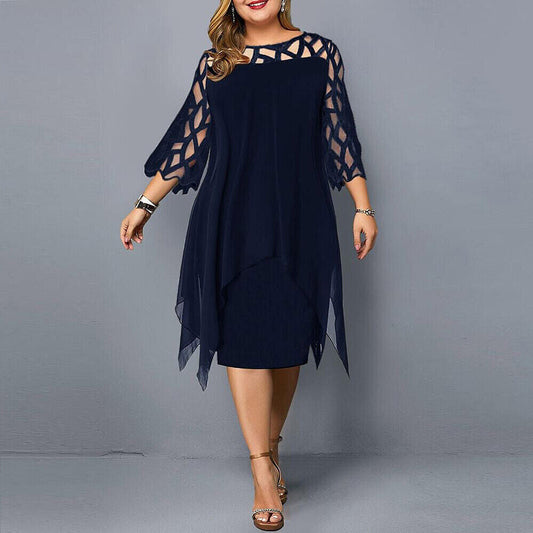 Jacqueline | Elegante Chiffon Feestjurk - Fashion Lab