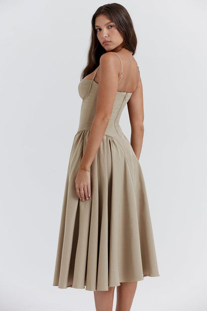 Lia | Midi Jurk - Fashion Lab