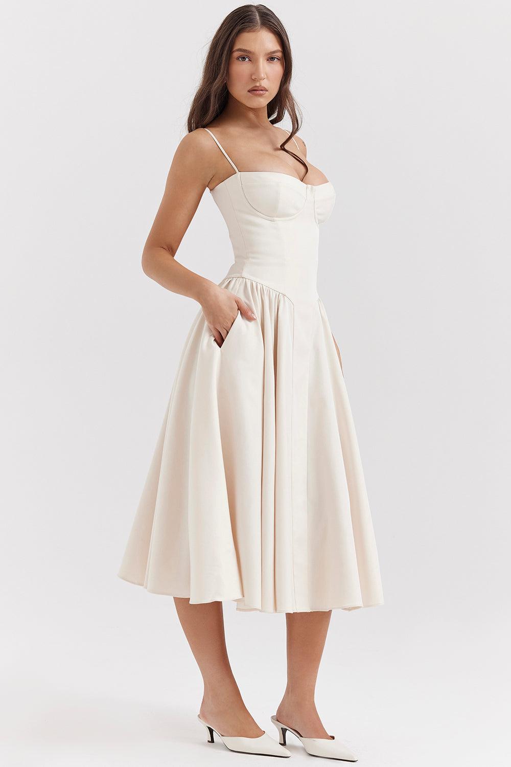 Lia | Midi Jurk - Fashion Lab