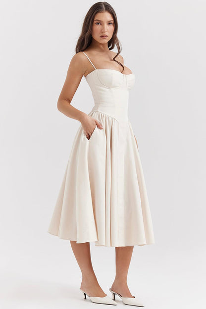 Lia | Midi Jurk - Fashion Lab