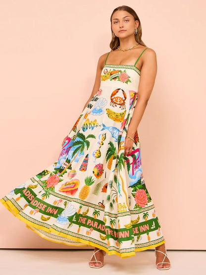Jurk voor dames – Shadia | Zomerparadijsjurk