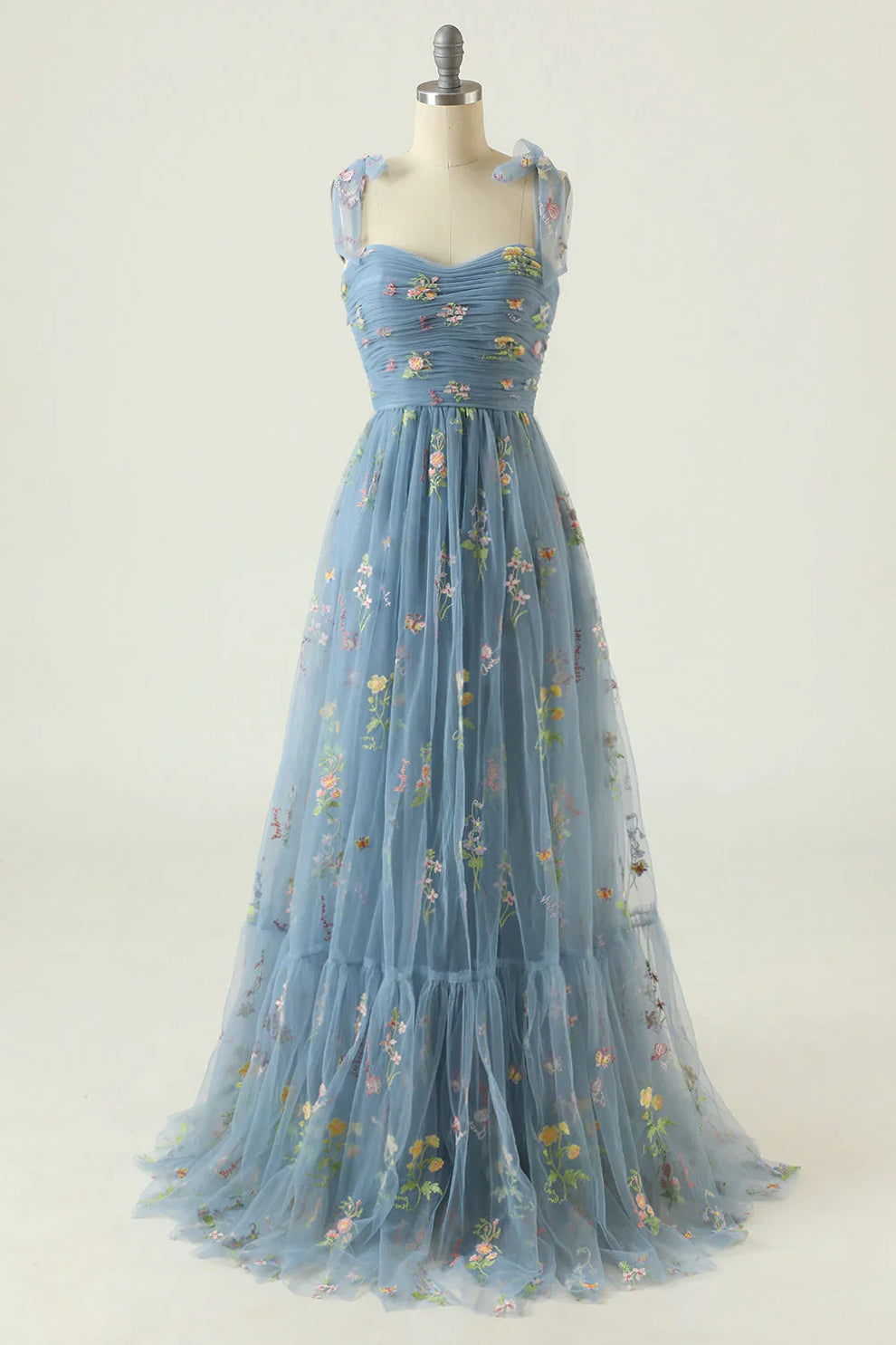 Suzy | Baljurk van tule met bloemenborduursel - Fashion Lab