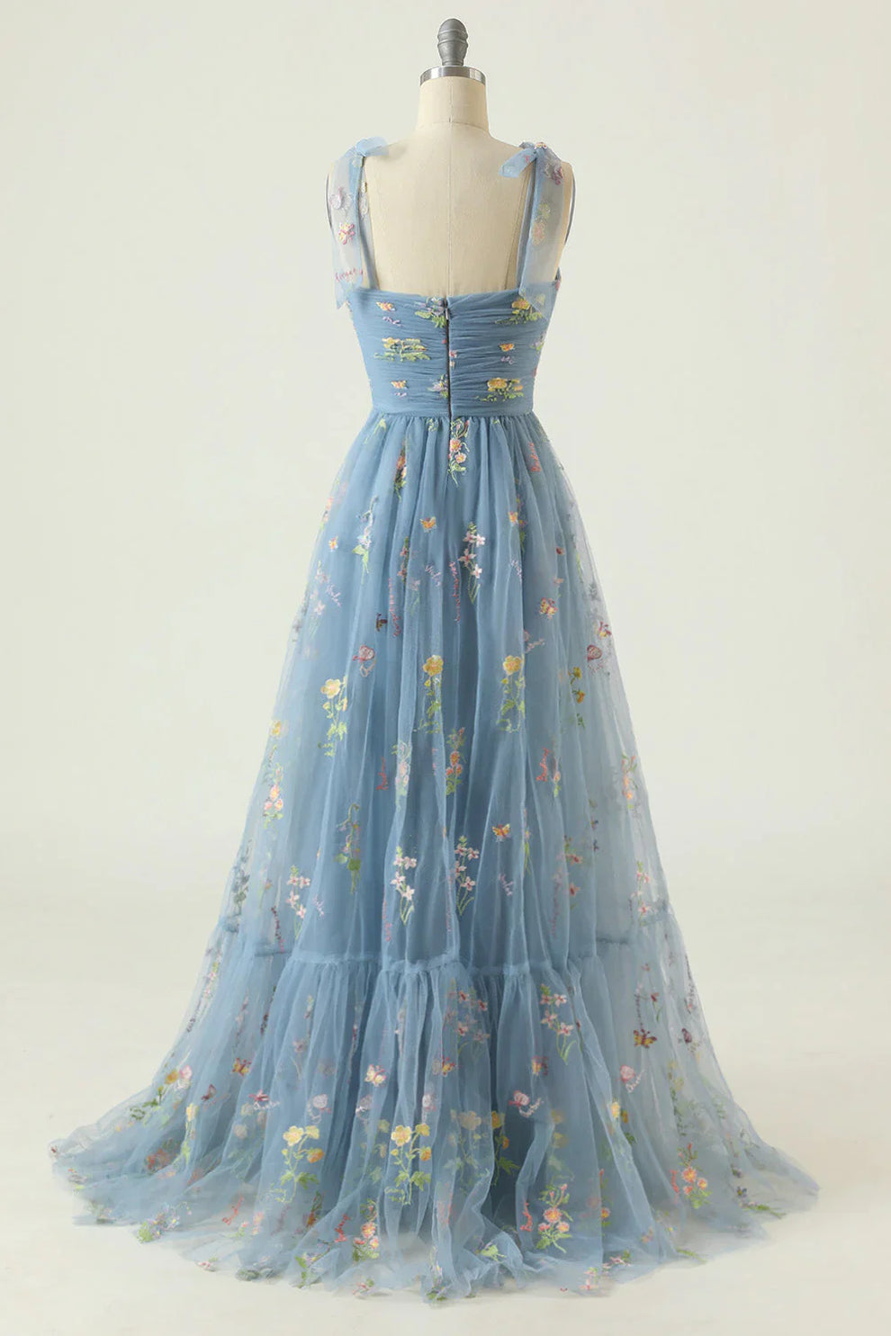 Suzy | Baljurk van tule met bloemenborduursel - Fashion Lab