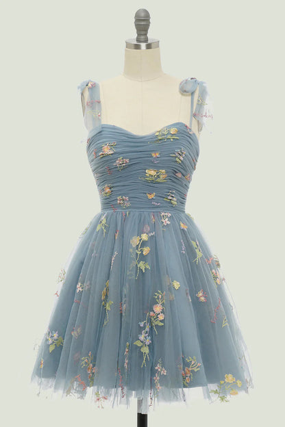 Suzy | Baljurk van tule met bloemenborduursel - Fashion Lab