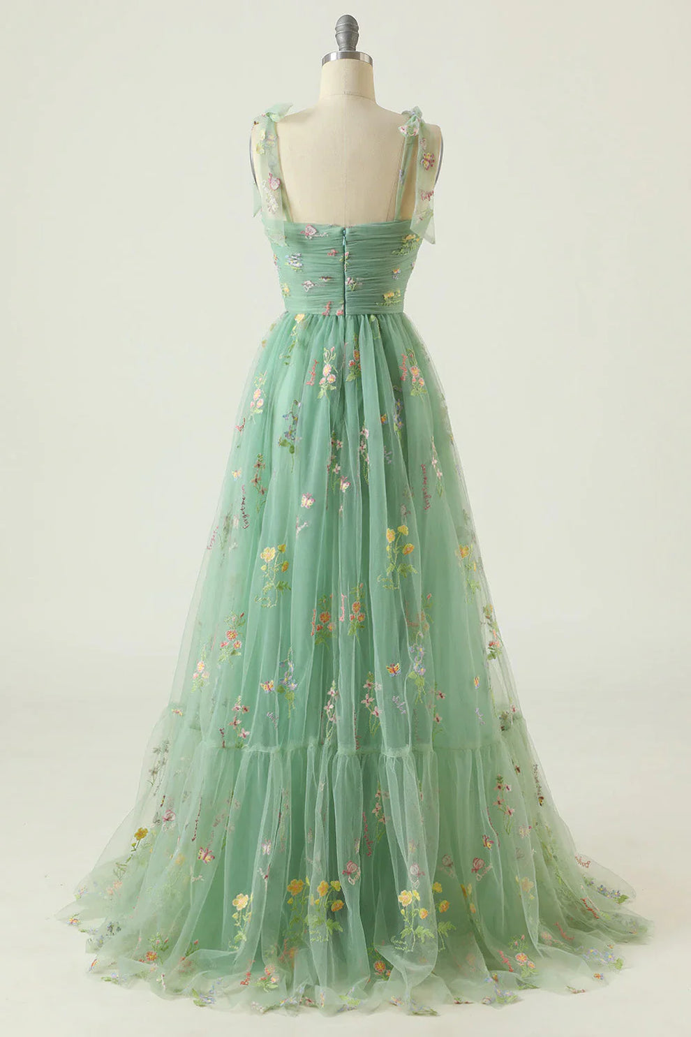 Suzy | Baljurk van tule met bloemenborduursel - Fashion Lab