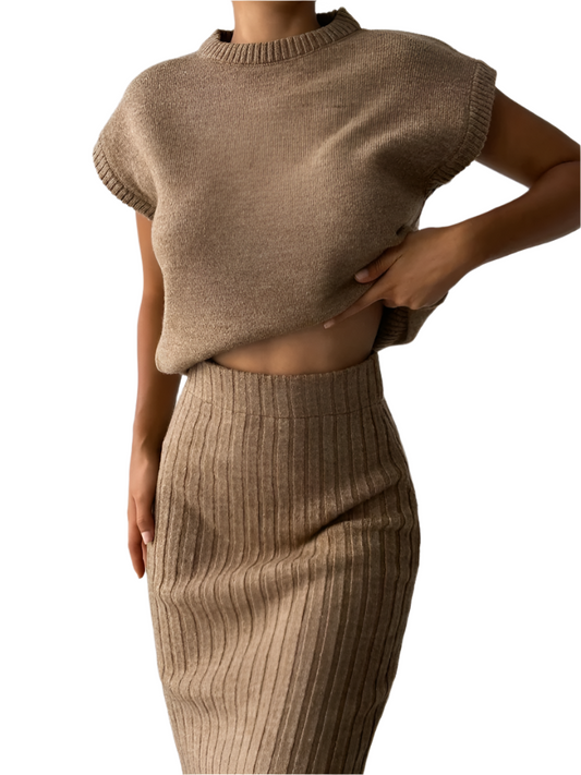 Set voor dames – Taffy | Tijdloze Vrouwen Knit Set