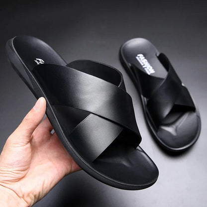 Sandalen voor dames – Tyra | Comfortabele Antislip Leren Sandalen