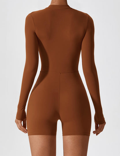 Keylani | Long Sleeve Romper - Fashion Lab