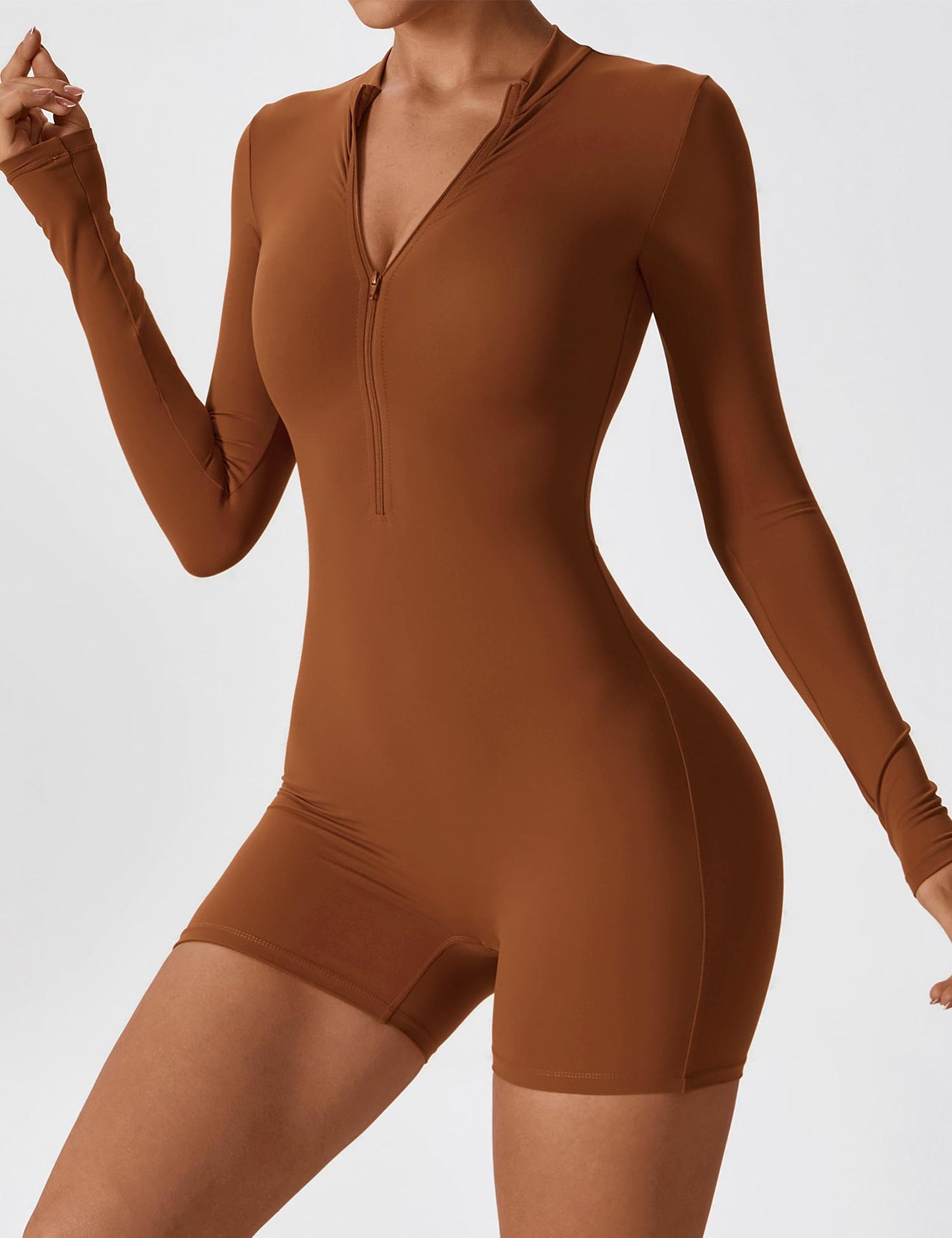 Keylani | Long Sleeve Romper - Fashion Lab