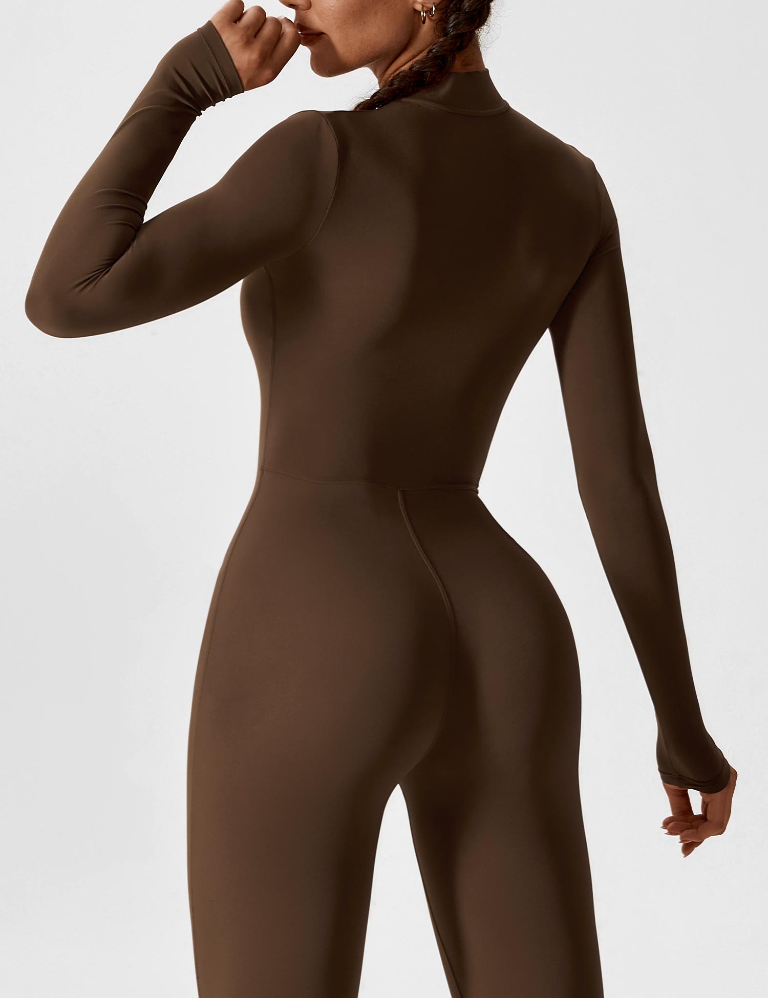 Belle | Fleece Long Sleeve Jumpsuit - Fashion Lab