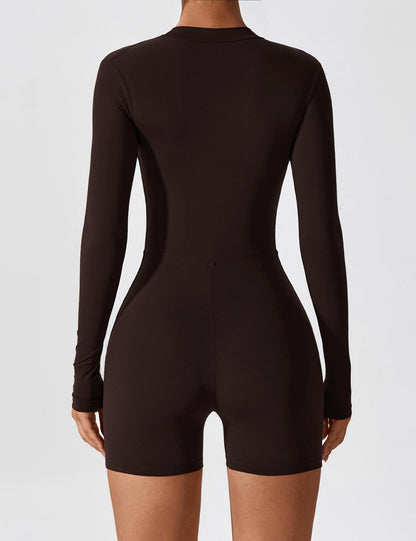 Keylani | Long Sleeve Romper - Fashion Lab