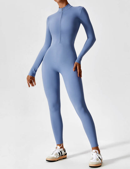 Belle | Fleece Long Sleeve Jumpsuit - Fashion Lab